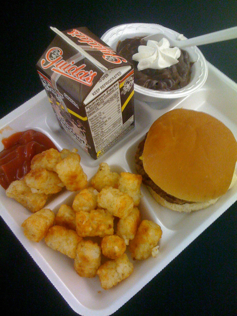 school lunch tray